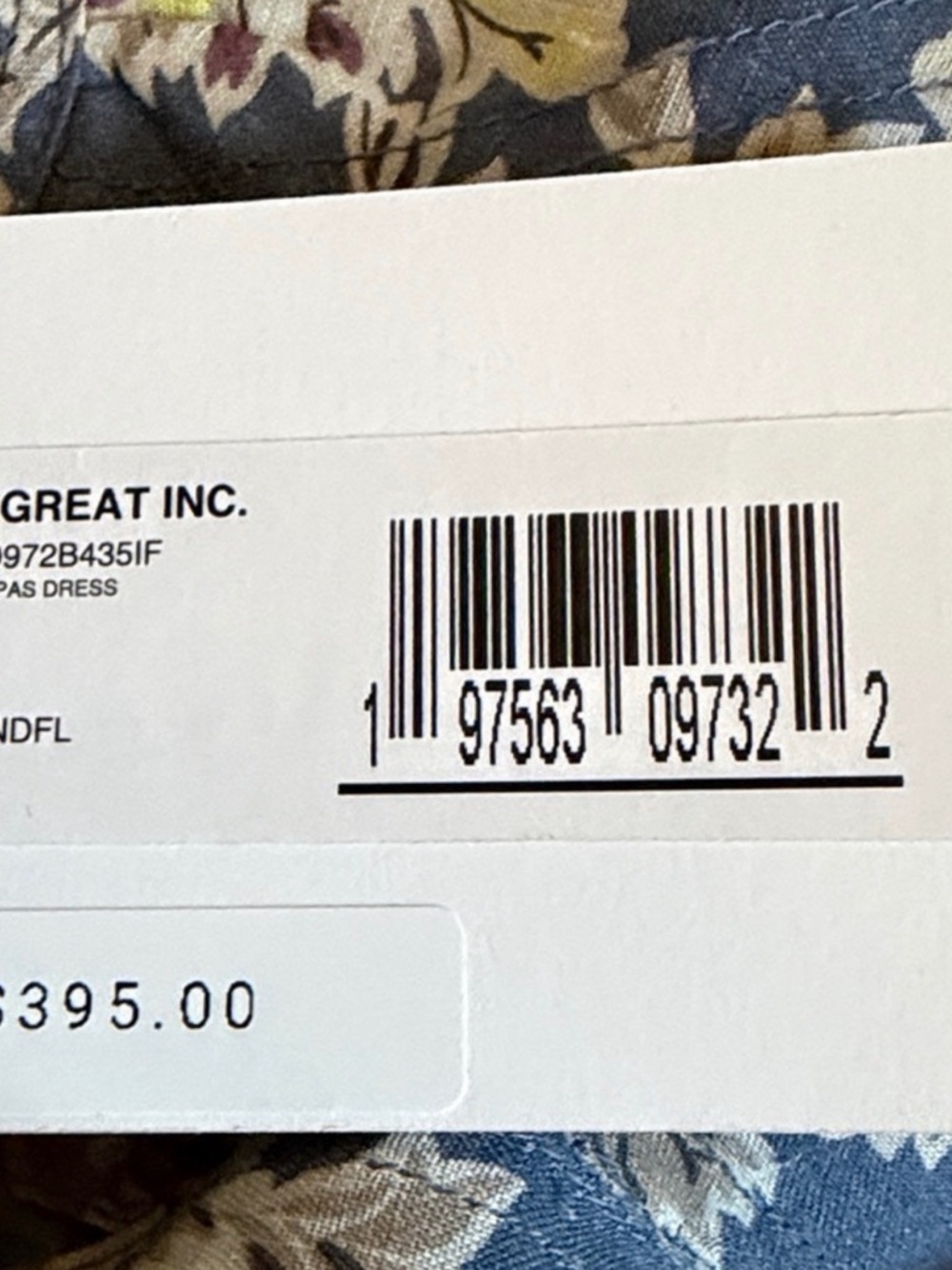 NWT the Great - THE PAMPAS DRESS - Picture 10 of 10